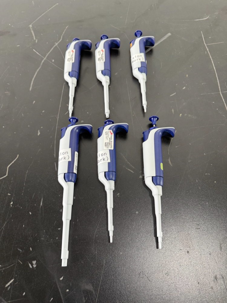Image of Rainin Pipet-Lite XLS Single Channel Pipettes - Quantity 6